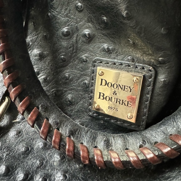 Dooney & Bourke Ostrich Satchel - Picture 2 of 8